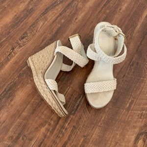 Cream Stuart Weitzman Wedges - Size 10